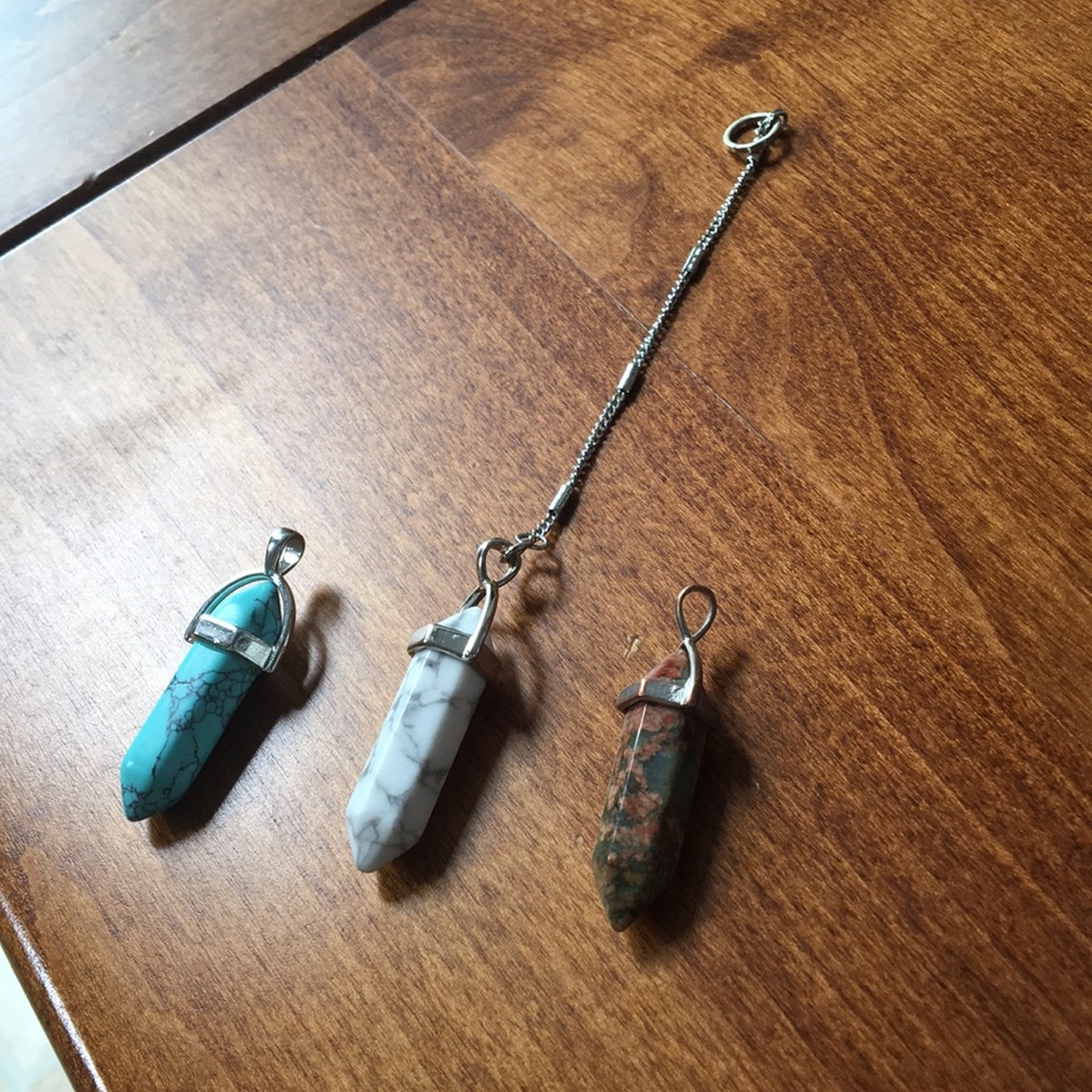Healing Crystals (Geometric Pendant) bundle (3)